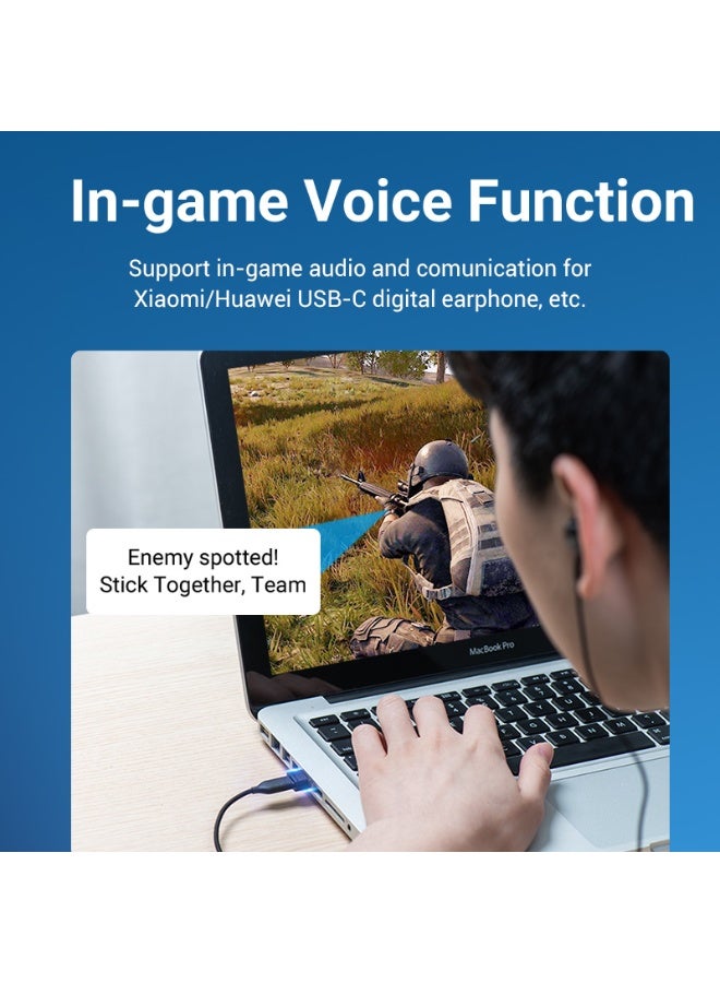 VENTION USB 2.0 Male to USB-C Female Adapter Black PVC Type Model # CDWB0 - Image 5