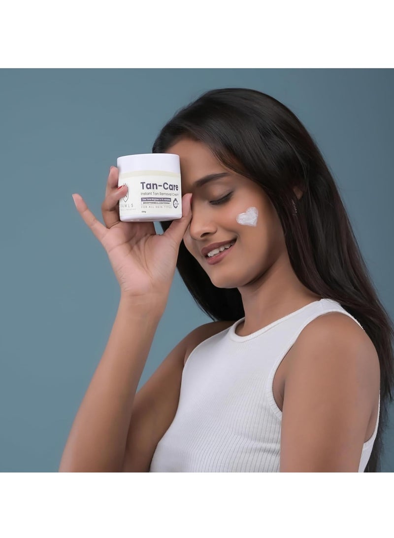 Rawls Tan Care Cream for Instant Tan Removal in 15 min & helps to restore radiant glow ,Enriched with coconut & carrot seed oil, and olive oil for All Skin types - 100 ml - Image 2