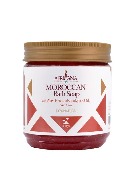 Moroccan bath soap  with Aker Fassi and  Eucalyptus OIL 300gm