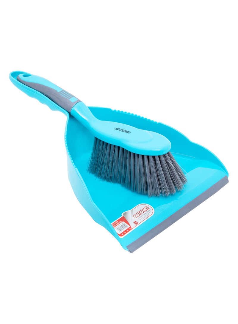 BRITEMAX BM701 BriteMax Dustpan with Printed Brush – Stylish Cleaning Set - Image 1