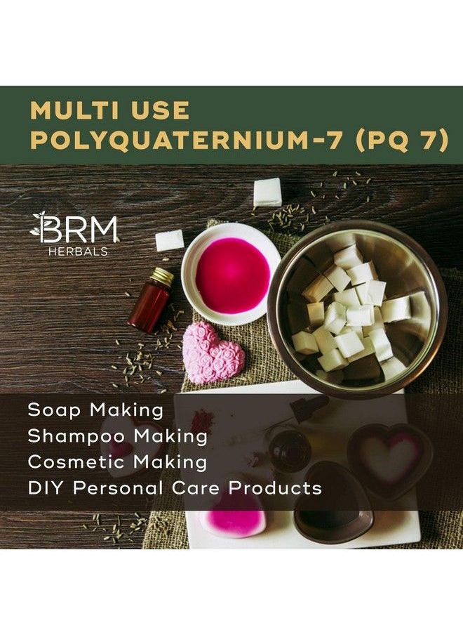 BRM CHEMICALS - Pq 7 Polyquaternium 7 For Shampoo Making Soap Making Shower Gel Diy Cosmetics 500 Grams - Image 1