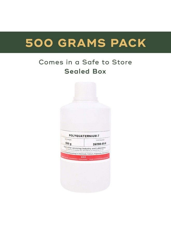 BRM CHEMICALS - Pq 7 Polyquaternium 7 For Shampoo Making Soap Making Shower Gel Diy Cosmetics 500 Grams - Image 1
