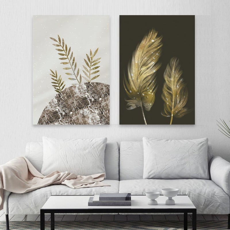 Marktna Modern double canvas painting - Image 1