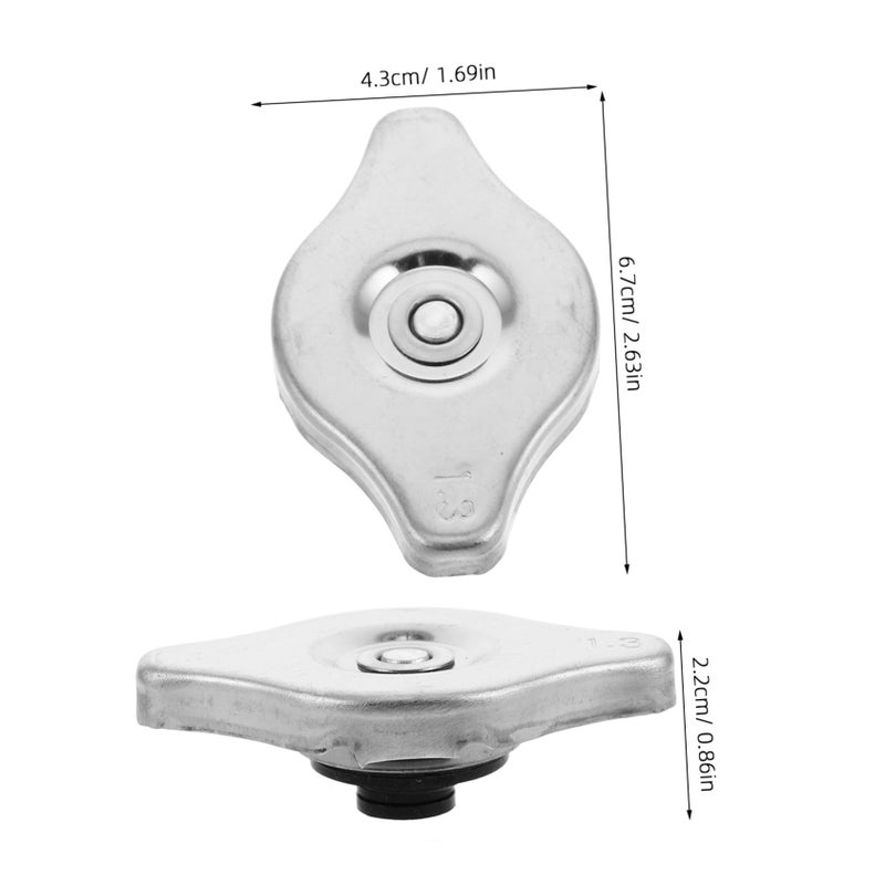 Stainless Steel High Pressure Radiator Cap Compatible With Various Engines - Image 3