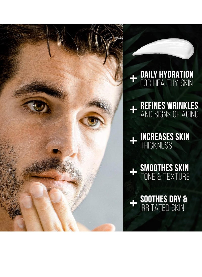 RUGGED & DAPPER RUGGED & DAPPER - Daily Power Scrub Facial Cleanser and Age Defense Face Moisturizer Bundle  - Image 2