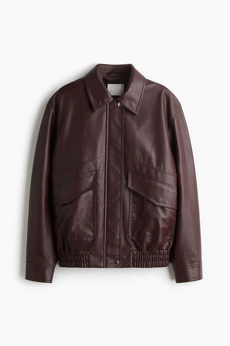 H&M Oversized coated jacket