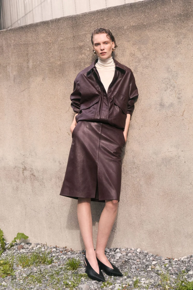 H&M Oversized coated jacket