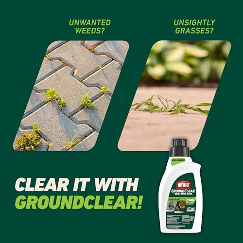 Ortho GroundClear Weed and Grass Killer2 Concentrate, Kills Dandelions, Chickweed, Crabgrass, Moss and More in Patios and Landscapes, OMRI Listed, 32 fl. oz. - Image 2