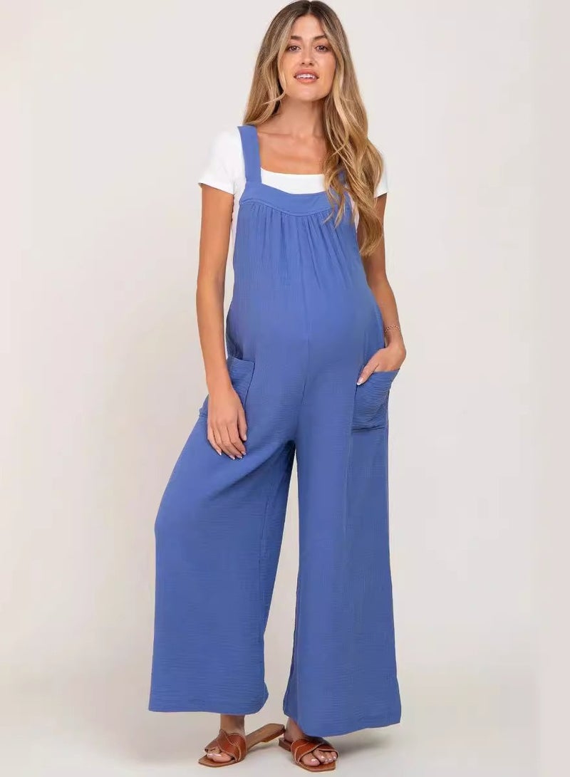 bellanina Stylish Maternity Wide-Leg Jumpsuit - Image 4