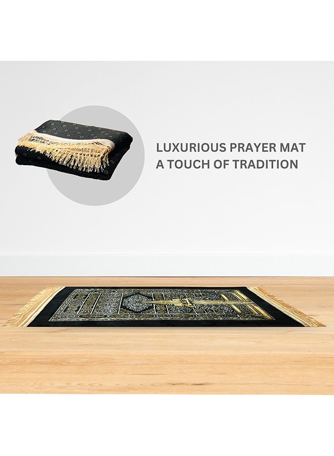 Feelings Feelings Prayer Mat | Soft and Comfortable Islamic Janamaz | Foldable & Portable Design | Premium Quality Prayer Rug for Home, Mosque, or Travel - 70x110 cm  - Image 3