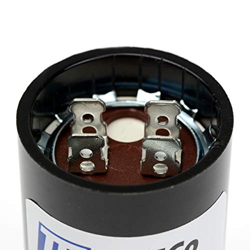 TEMCo Industrial TEMCo 161-193 uF MFD CD60 Start Capacitor 110-125V AC Round | 50/60 Hz Motor Start Capacitor for HVAC, Compressor, Pump - Image 4
