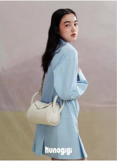 Kuno KUNOGIGI Pillow Bag First Layer Cowhide Genuine Shoulder Crossbody Bag  - Image 2