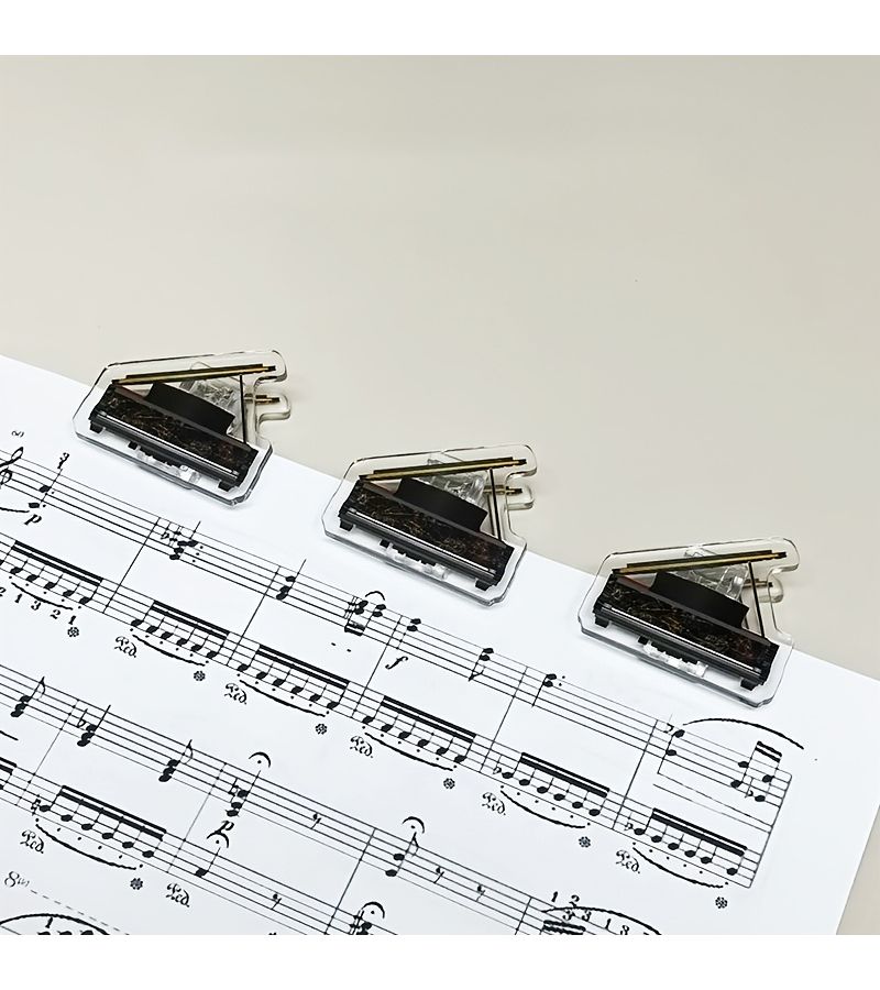 Violin Mini Sheet Music Clips 4 Pack for Music Holders Page Organizers Musicians Teachers - Image 5