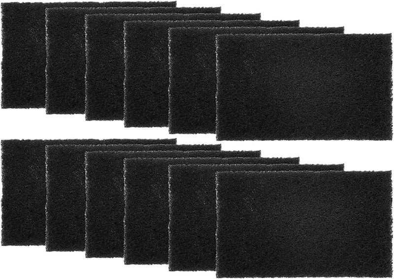 Compost Bin Filters 24Pack Trash Can Absorbing Filters, Activated Charcoal Purifying for Cans, Compost Buckets-Rectangle - Image 1