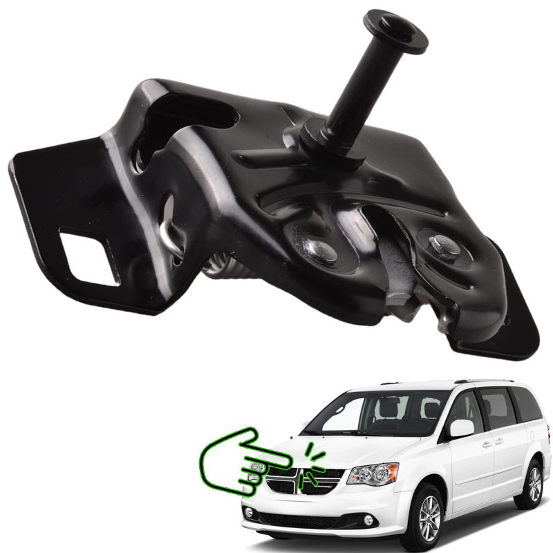 Predep Hood Latch Lock Assembly Compatible for 20012010 Chrysler PT Cruiser 19972010 Dodge Dakota 19982003 Dodge Durango 20022010 Dodge Ram 1500 2500 3500 4500 5500 Replace 55255451AC 5020846AA