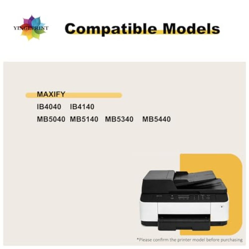 خراطيش حبر PGI 2400 XL PGI-2400XL متوافقة مع طابعة MAXIFY IB4040 IB4140 MB5040 MB5140 MB5340 MB5440، 4 عبوات - Image 2