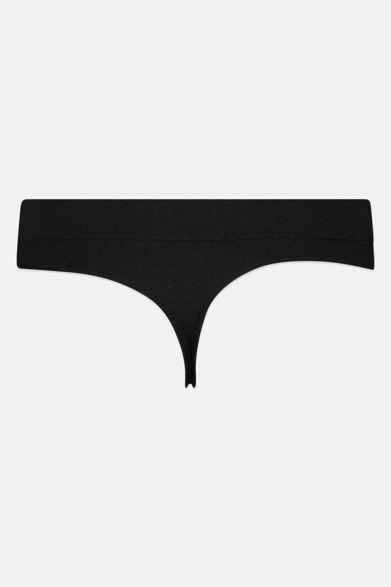 Tahari Women 5 Pieces Brand Logo Thong Panty, Multicolor - Image 4