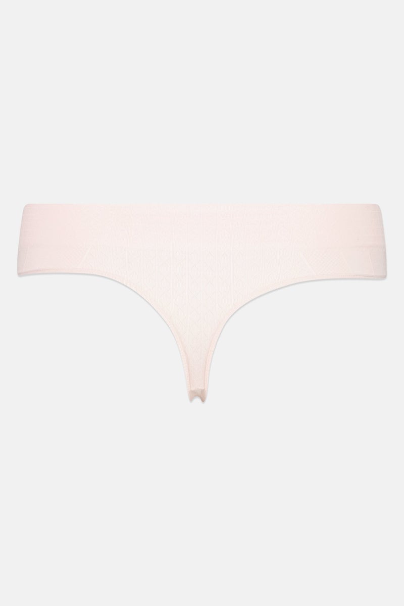 Tahari Women 5 Pieces Brand Logo Thong Panty, Multicolor - Image 5