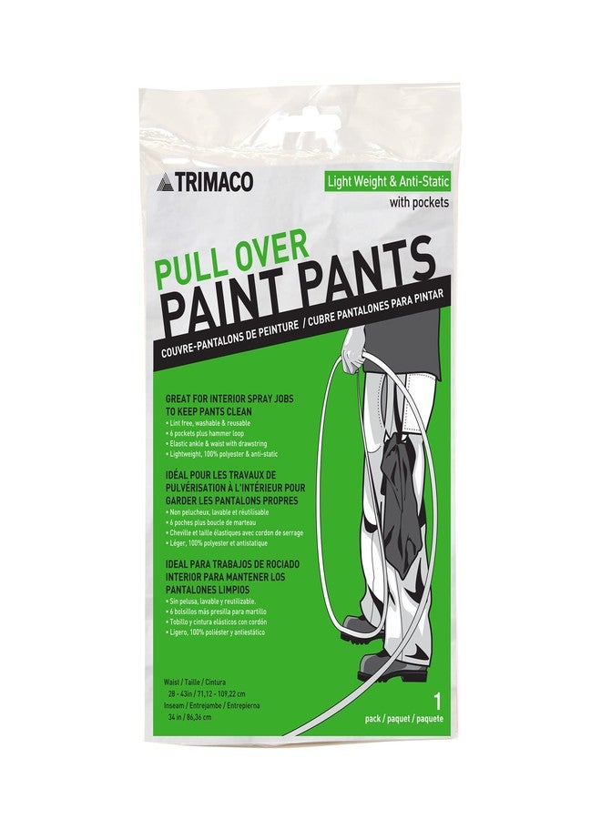 Trimaco 15535 Pullover Painter's Pants, White - Image 1