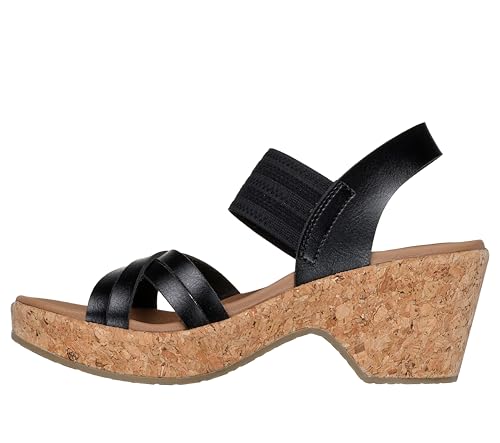 Skechers Women's BRYSTOL - NIGHT SKIES heel sandal, Black 7 M - Image 2