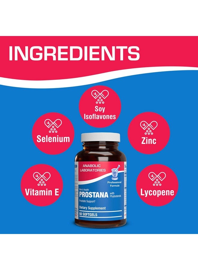 Anabolic Laboratories Mens Prostate Health Supplements - 60 Softgels with 1,200 mg Pumpkin Seed Oil and 300 mg Saw Palmetto Prostate Supplement - Prostana Health Support - Image 4