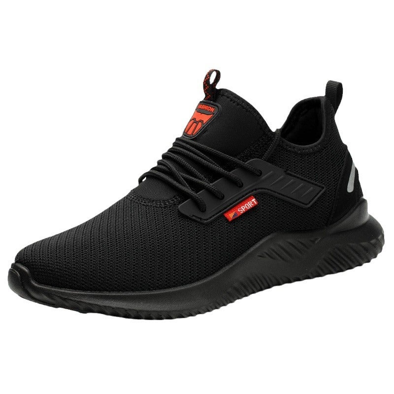 Men's Safety Shoes Steel Toe Puncture-Resistant Lightweight Slip-Resistant Breathable - Image 1