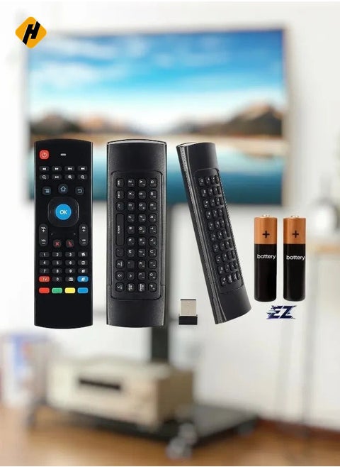 2.4G Mini Wireless Air Mouse Multifunctional Remote Control IR Air Mouse for Android Smart TV 3 Gyro 3 Sensor G-Box HTPC Mini PS3/4 Xbox 360 with USB with battery