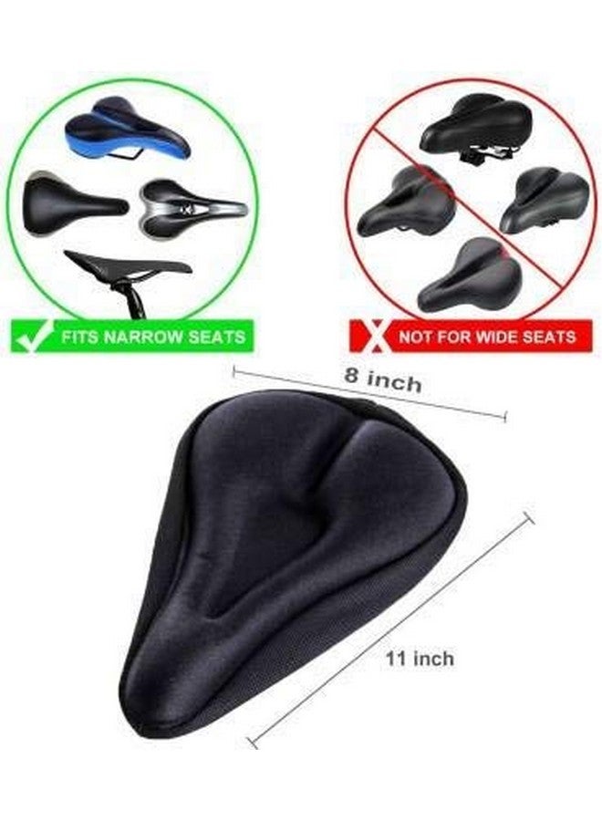 Lista Lista002 Bicycle Silicone Saddle Seat and Cycling Cushion Pad Bike Gel Cover, 26L x 16W x 3 H(Medium Gel Based) - Image 3