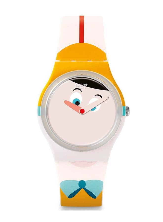 Swatch Unisex Naso Lungo Quartz Movement Water Resistant Wrist Watch - 43 Mm - Image 2