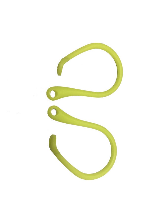 Generic Suitable For Apple Bluetooth 3 Generation Headset Hook Airpods Silicone Case Sports Wireless Anti-lost Ear Hook-Color:Yellow  - Image 1