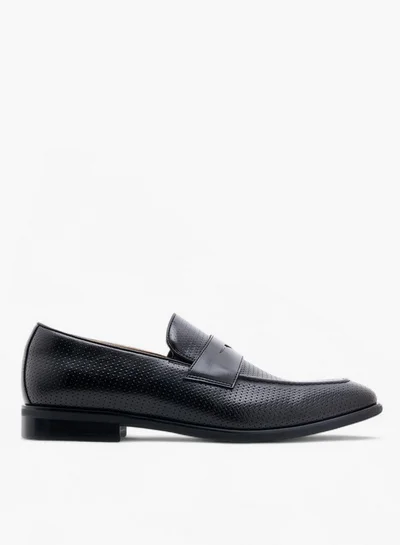 DUCHINI Men's Textured Slip-On Loafers