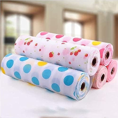 Entraxa Anti Slip PVC Waterproof Place Mat for Kitchen Cupboard Liners, Refrigerator, Table, 30X300 cm, Multi Color - Image 1