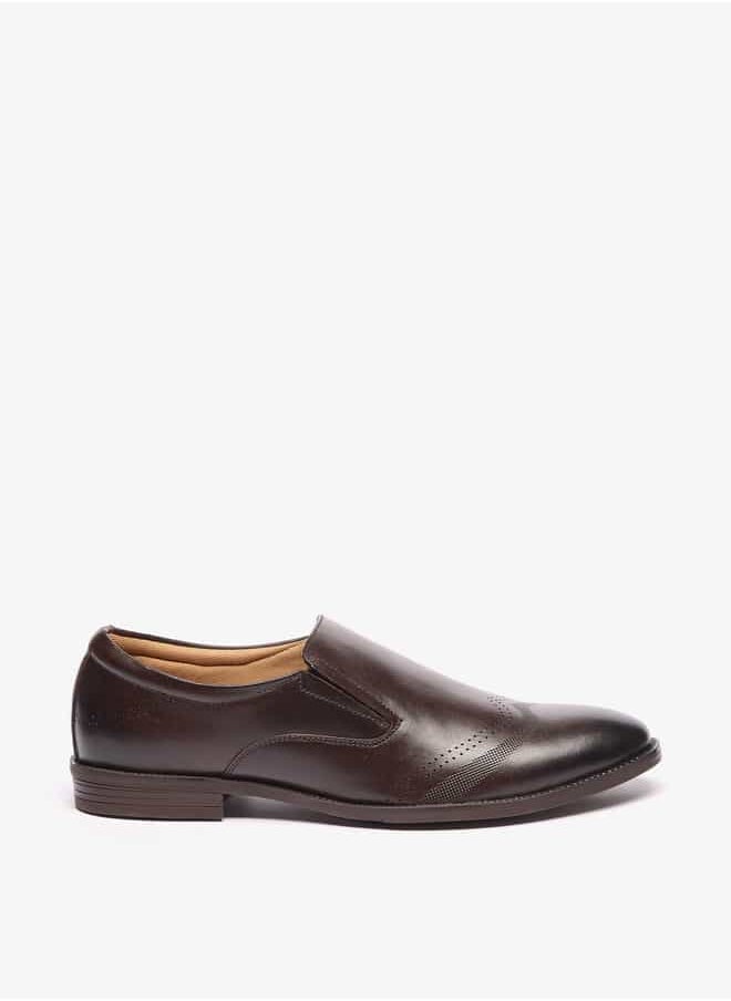 LBL by Shoexpress - Men Solid Slip-On Loafers - Image 1