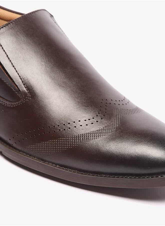 LBL by Shoexpress - Men Solid Slip-On Loafers - Image 1