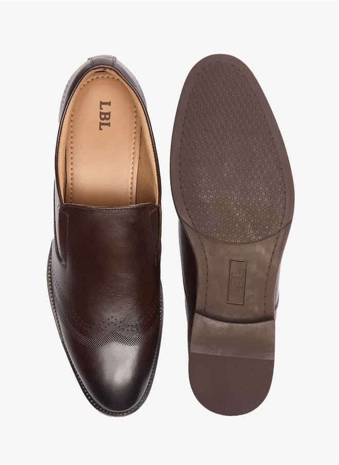 LBL by Shoexpress - Men Solid Slip-On Loafers - Image 1