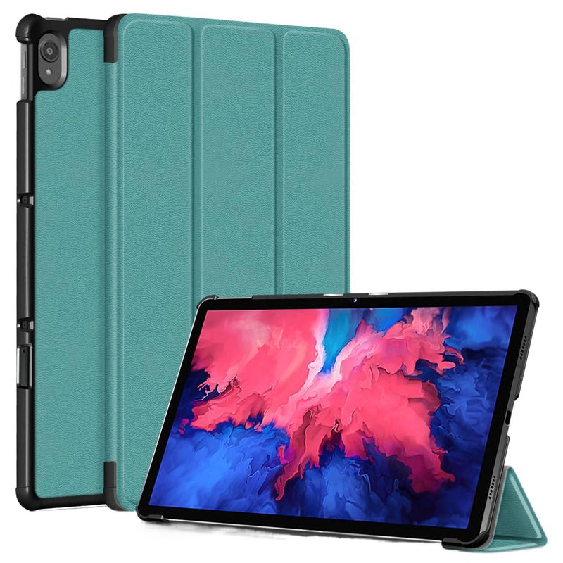 Green Samsung Tab Folio Case Compatible with Multiple Samsung Tab Models with Protective Cover Stand Function and Daily Tablet Carry - Lilac Ribbon - Image 1