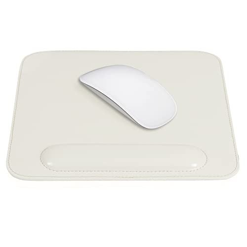Londo Leather Mouse Pad with Wrist Rest – Ergonomic Support, Non-Slip Base, Smooth Surface - Image 1