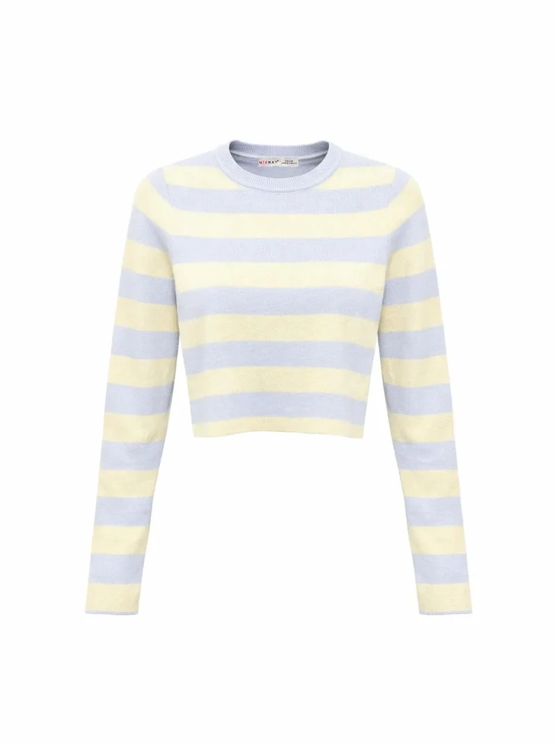 Mixray Striped Knit Sweater