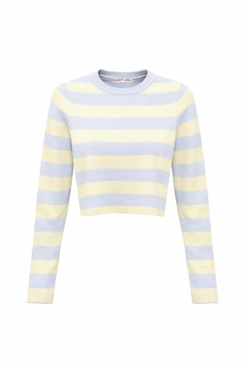 ميكسراي Mixray Striped Knit Sweater