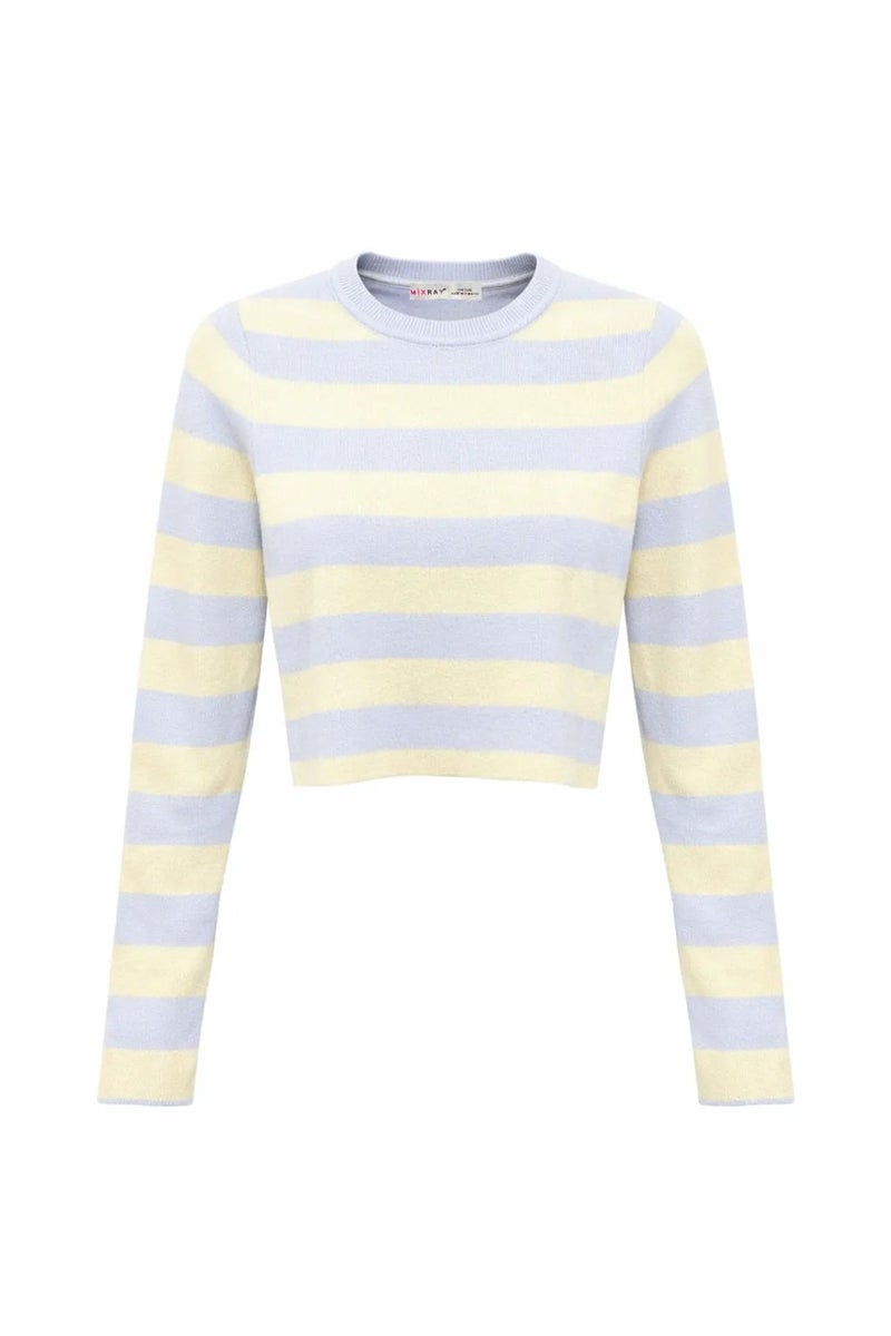 Mixray Striped Knit Sweater - Image 1
