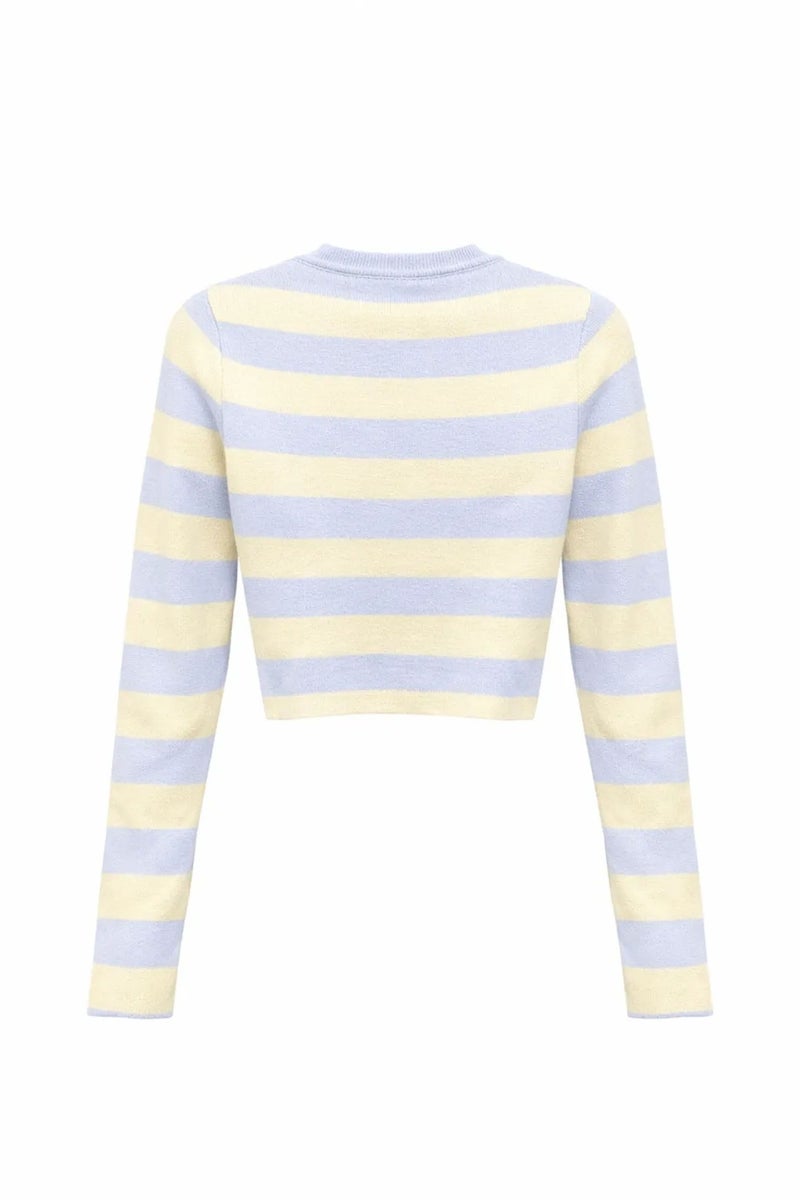 Mixray Striped Knit Sweater - Image 3