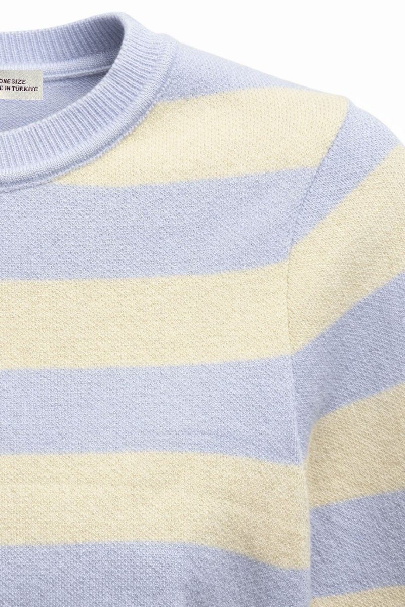 Mixray Striped Knit Sweater - Image 2