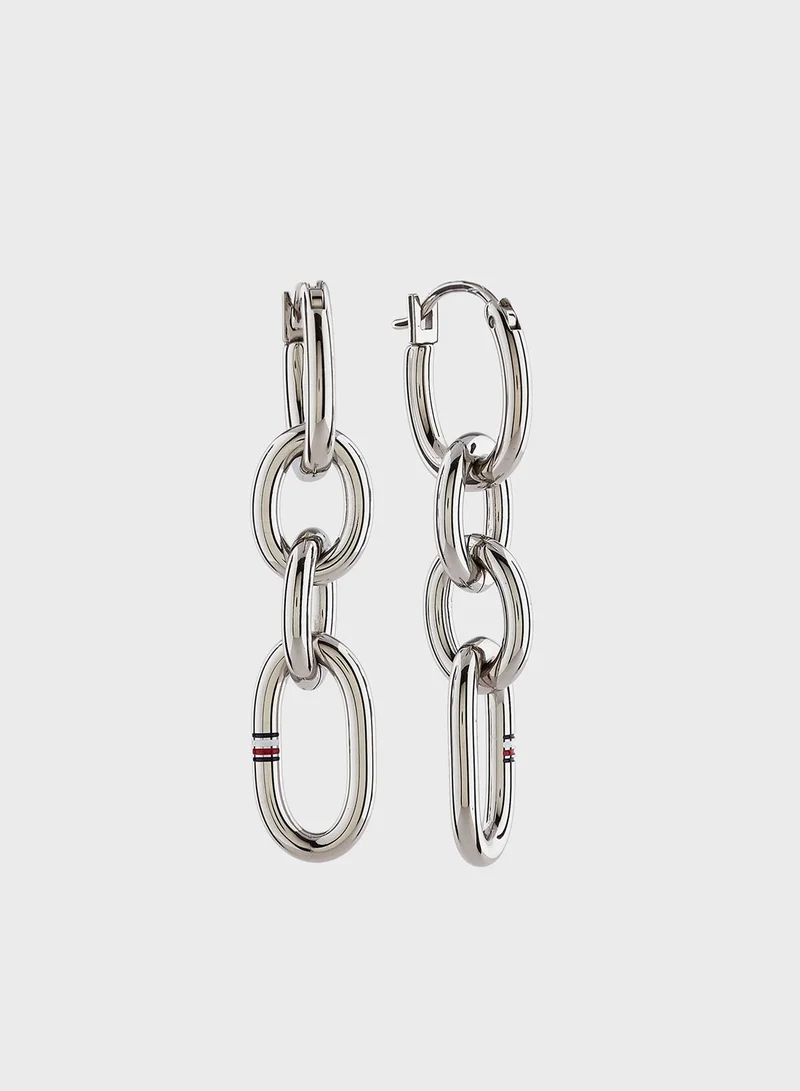 TOMMY HILFIGER Link Drop Earrings
