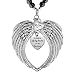 Ralukiia Memorial Car Charm Angel Wings Memorial Gifts for Loss of Mother Sympathy Gifts for Loss of Loved One in Heaven in Memory of Mom Rear View Mirror Car Charm Hanger Remembrance - Image 2