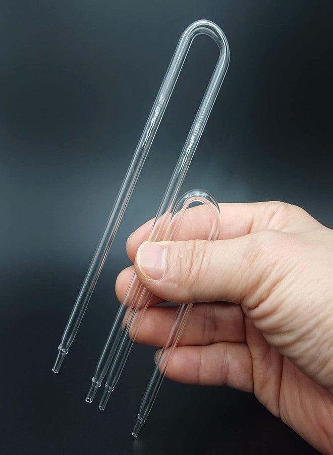 IAFVKAI Glass U Shape Tube for Aquarium Air Pump Fish Tank Aquarium CO2 Diffuser Connect Tube 2PCS - Image 4