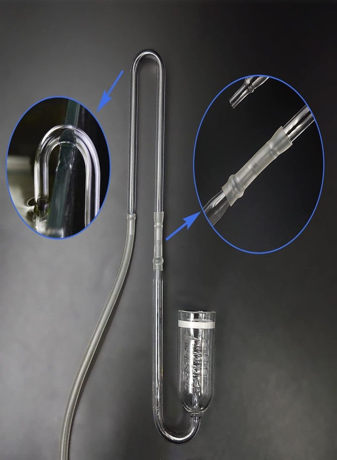 IAFVKAI Glass U Shape Tube for Aquarium Air Pump Fish Tank Aquarium CO2 Diffuser Connect Tube 2PCS - Image 5