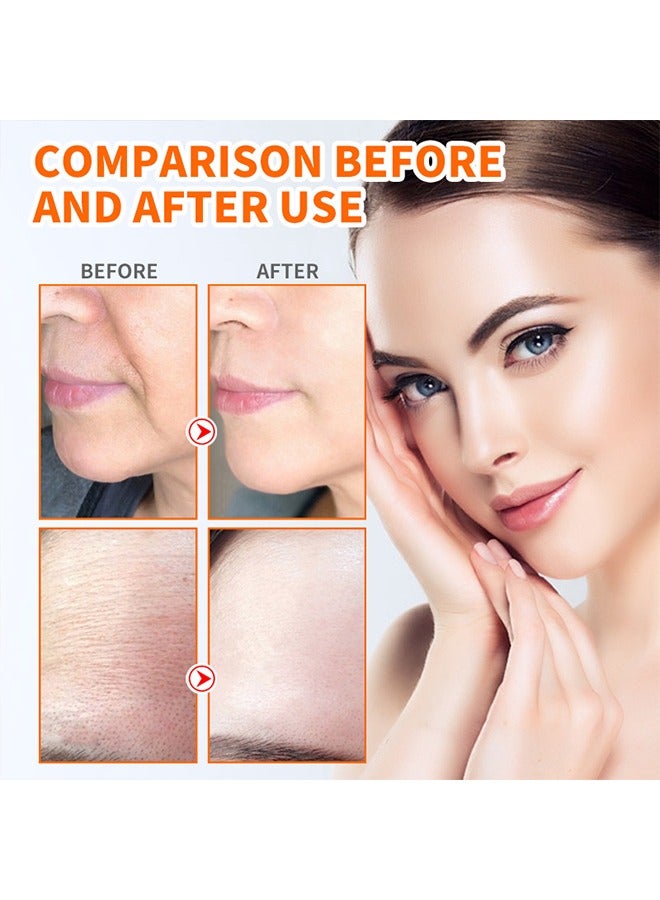 YURHERSU فيلم الكولاجين ، قناع ذوبان أفلام الكولاجين النقي للوجه ، يعزز فيلم الكولاجين القابل للذوبان في الرطوبة بشرة صلبة ويمنع الخطوط الدقيقة (1 صندوق) - Image 2
