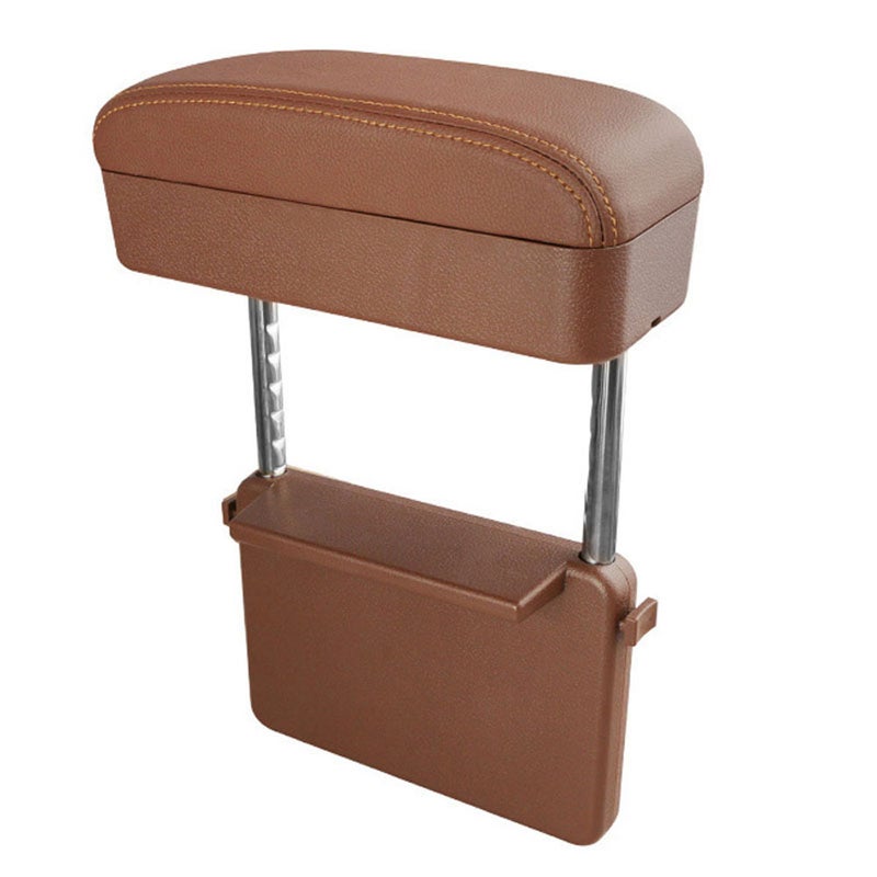 Car Armrest Support Adjustable Height Elbow Rest Cushion Arm Rest Box Pad Center Console Storage Organizer - Image 1