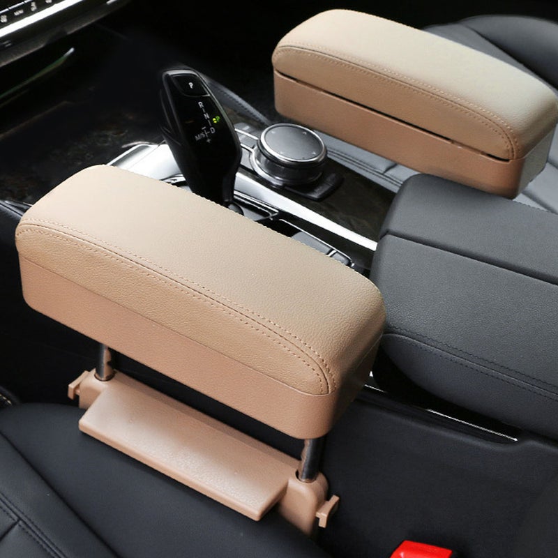 Car Armrest Support Adjustable Height Elbow Rest Cushion Arm Rest Box Pad Center Console Storage Organizer - Image 4