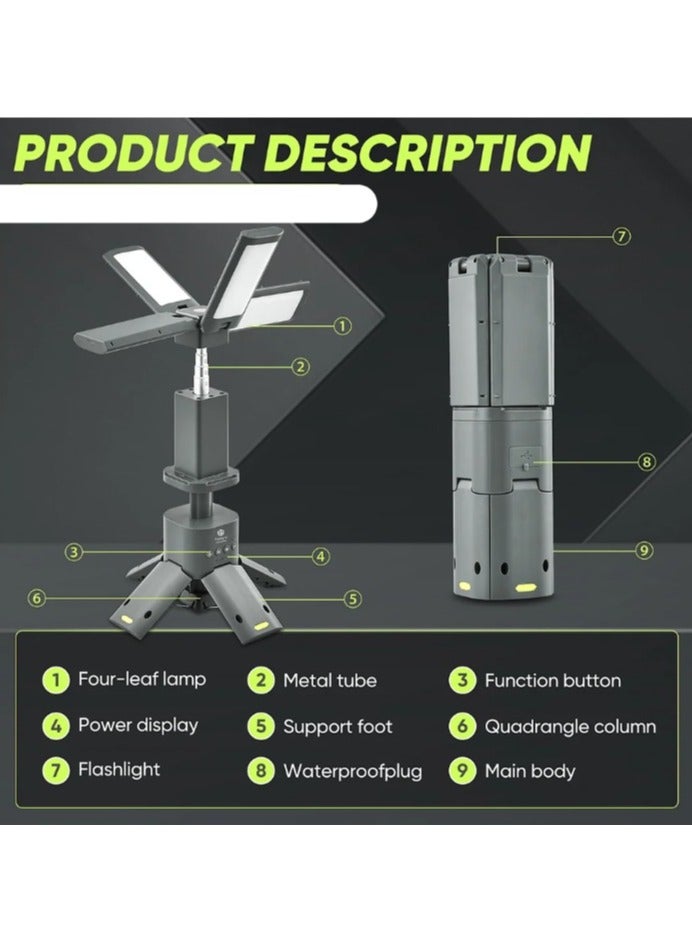 توبيز ضوء LED تلسكوبي محمول للتخييم مع مغناطيس IP X5 مقاوم للماء للتخييم والمشي لمسافات طويلة - Image 5